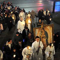 Celebran el aniversario de la Virgen de Guadalupe