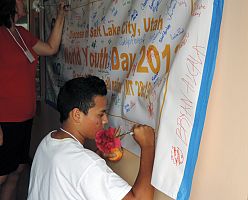 Diocesan youth celebrate World Youth Day