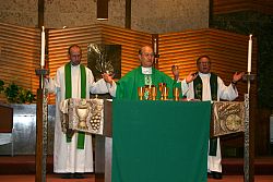 Fr. Jerome Kim bids farewell to Saint Ambrose parishioners