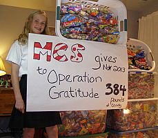 Madeleine Choir School students donate their sweets
