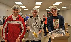 Bulldogs boys and girls tennis teams give back to the community