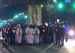 The diocese celebrates Our Lady of Guadalupe