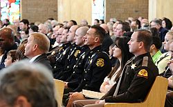 Blue Mass honors first responders