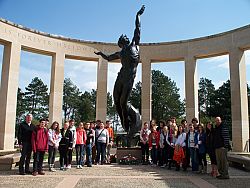 Judge Memorial students experience D-Day beaches in advance of this year's 70th anniversary