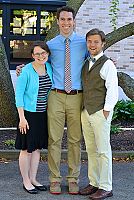 Master's degree students teaching theology