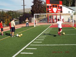 Soccer challenge winners