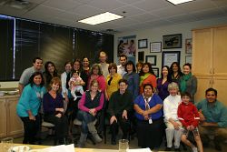 Sr. Suzanne Brennan gets a thankful farewell from her staff