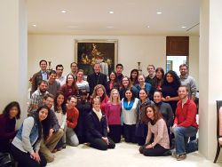 Young adults celebrate Advent