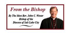 Gratitude during this time for the Sacrament of Confirmation as we form the union that is the Church