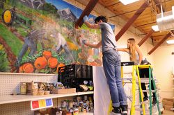 Juan Diego artists brighten up food pantry