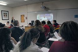 Judge students appreciate pope's message of inclusivity