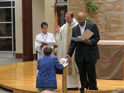 Lay Dominicans at St. Catherine of Sienna celebrate their Chapter's 20th anniversary