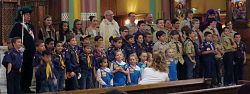 Catholic Scouts hold annual recognition ceremony