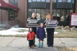 Ash Wednesday marks the beginning of 40 Days for Life's peaceful vigils