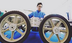 Rookie robotics team battles to the top