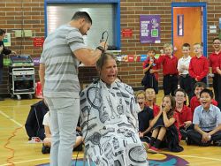 Fundraising haircut