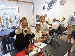 Saint Joseph Elementary School sixth-graders experience space