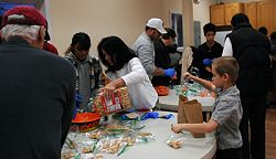 Feeding the hungry