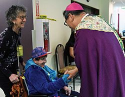 Bishop Solis' first weekend: Rite of Election, Sunday Masses in the cathedral