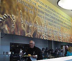 Homeless center thanks Trappists for donation