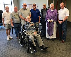St. George Knight of Columbus receives Lifetime Membership Award shortly before his death