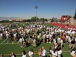 Eclipse Celebrated at Judge Memorial CHS 