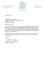 Bishop Solis sends congratulations to new President of the The Church of Jesus Christ of Latter-day Saints