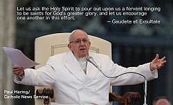 Holiness means being loving, not boring, pope says in new encyclical