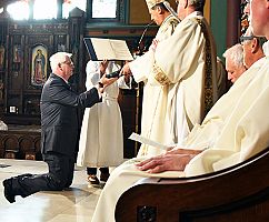 Deacon candidates instituted as lectors 