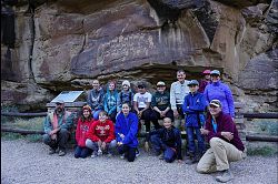 Blessed Sacrament students present at Rock Art Symposium