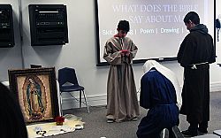 Youth learn about Our Lady during Marian day