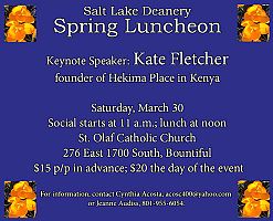 Kenyan orphanage to be focus of luncheon presentation