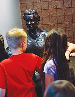 Statue dedicated to Sister Karen Stern, SHF