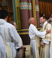 Bishop Solis ordains transitional deacon