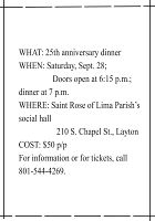 St. Rose of Lima Parish will celebrate the 25th anniversary of the dedication of their church
