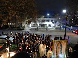 Bishop presides at celebration of Our Lady of Guadalupe