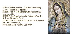 Upcoming faith formation events in Spanish
