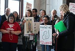 Support for the unborn brings marchers to Capitol  
