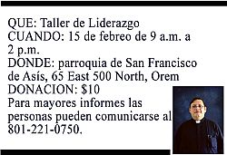 Parroquia ofrece taller y retiros