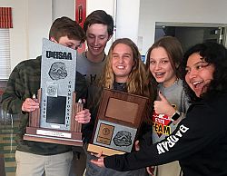 Bulldogs swimming ends season with a splash