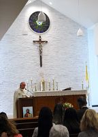 Primera Misa en la nueva Iglesia
