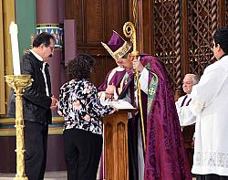 Catechumens and Candidates prepare to enter the Church at Easter