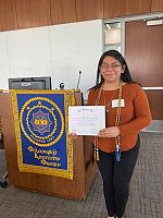 Hna. de la Santa Cruz es reconocida en Sociedad de honor de la
Universidad de Utah 