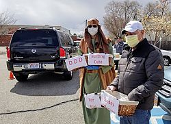 Parish Holds 'Collections Parade' For Donations and Food Drive