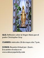 Reflexión sobre Maria y otras celebraciones Marianas en la diócesis