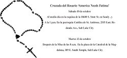 Cruzada de Rosario orara por la paz y por el fin de la pandemia del coronavirus