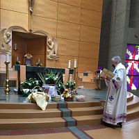 Bendición de canastas de Pascua