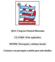 Los ponentes del Congreso Pastoral Diocesano se enfocarán en el ministerio de los laicos y en el liderazgo