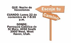 Parroquia realizará noche de Vocaciones