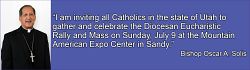 Bishop Solis invites the faithful to attend Eucharistic Rally and Mass